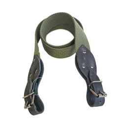 Ремень оружейный тактический двухточечный текстильный черный
