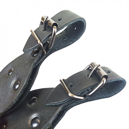 Ремень оружейный тактический двухточечный текстильный черный