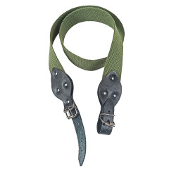 Ремень оружейный тактический двухточечный текстильный черный