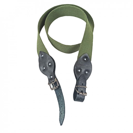 Ремень оружейный тактический двухточечный текстильный черный