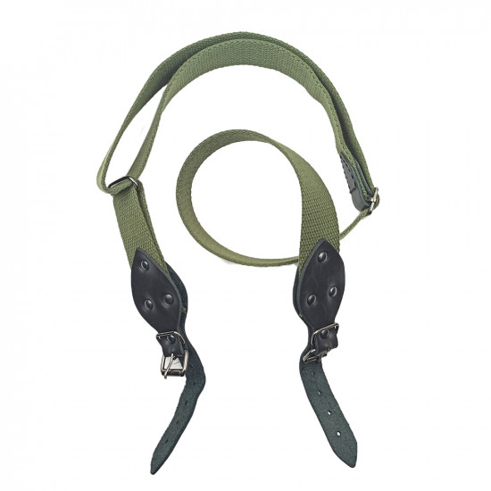 Ремень оружейный регулируемый тактический двухточечный текстильный черный