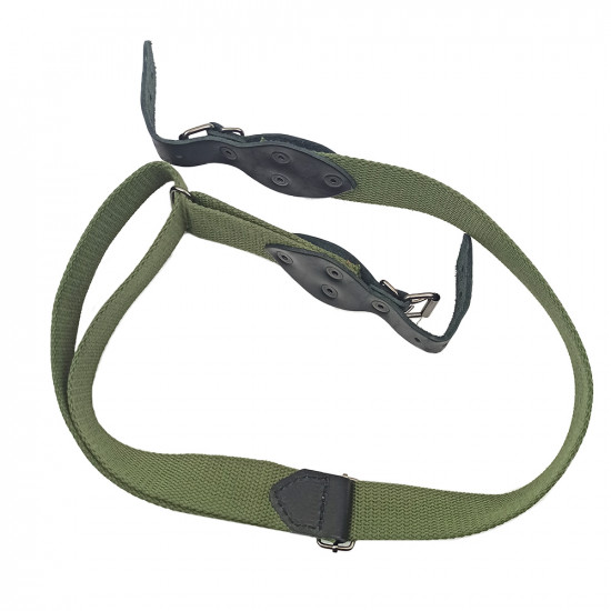 Ремень оружейный регулируемый тактический двухточечный текстильный черный