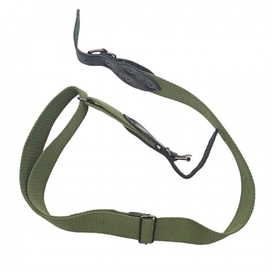 Ремень оружейный регулируемый тактический двухточечный текстильный черный