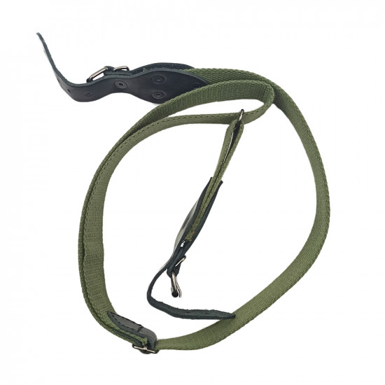 Ремень оружейный регулируемый тактический двухточечный текстильный черный