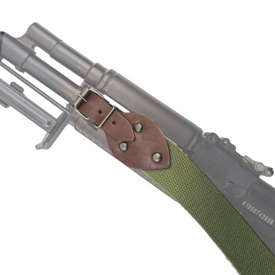 Ремень оружейный регулируемый тактический двухточечный текстильный цвет шоколад