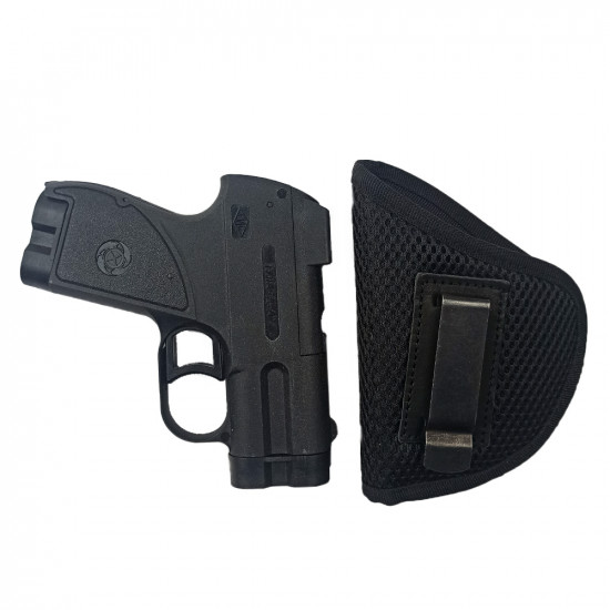 Универсальная кобура скрытого ношения для аэрозольного пистолета со скобой под левую руку