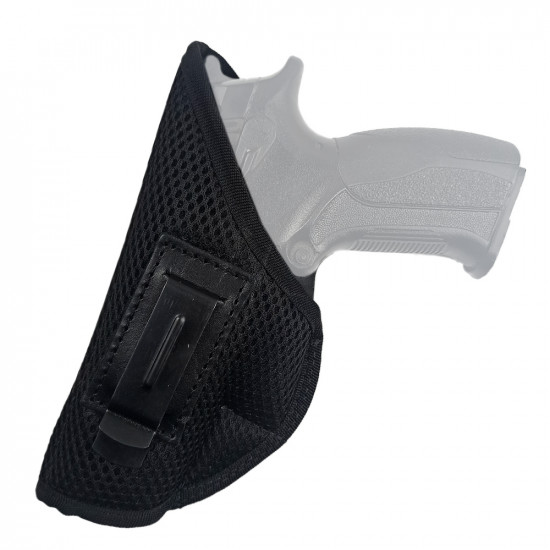 Универсальная кобура скрытого ношения для пистолета со скобой под левую руку