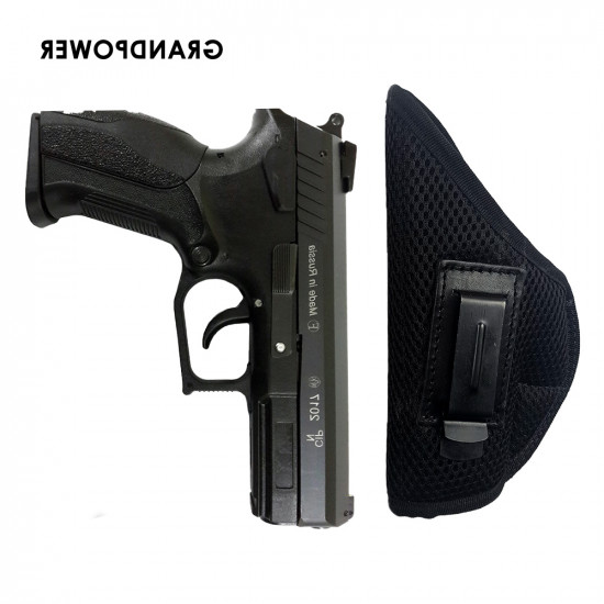 Универсальная кобура скрытого ношения для пистолета со скобой под левую руку