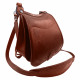 Ягдташ охотничий натуральная кожа малый цвет коньяк