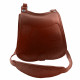 Ягдташ охотничий натуральная кожа малый цвет коньяк