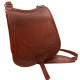 Ягдташ охотничий натуральная кожа малый цвет коньяк