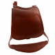Ягдташ охотничий натуральная кожа малый цвет коньяк
