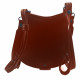 Ягдташ охотничий натуральная кожа малый цвет коньяк