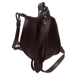 Ягдташ охотничий натуральная кожа малый цвет шоколад