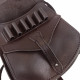 Ягдташ охотничий натуральная кожа малый цвет шоколад