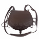 Ягдташ охотничий натуральная кожа малый цвет шоколад