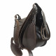 Ягдташ охотничий натуральная кожа средний цвет шоколад