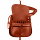 Ягдташ охотничий натуральная кожа средний цвет коньяк
