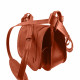 Ягдташ охотничий натуральная кожа средний цвет коньяк